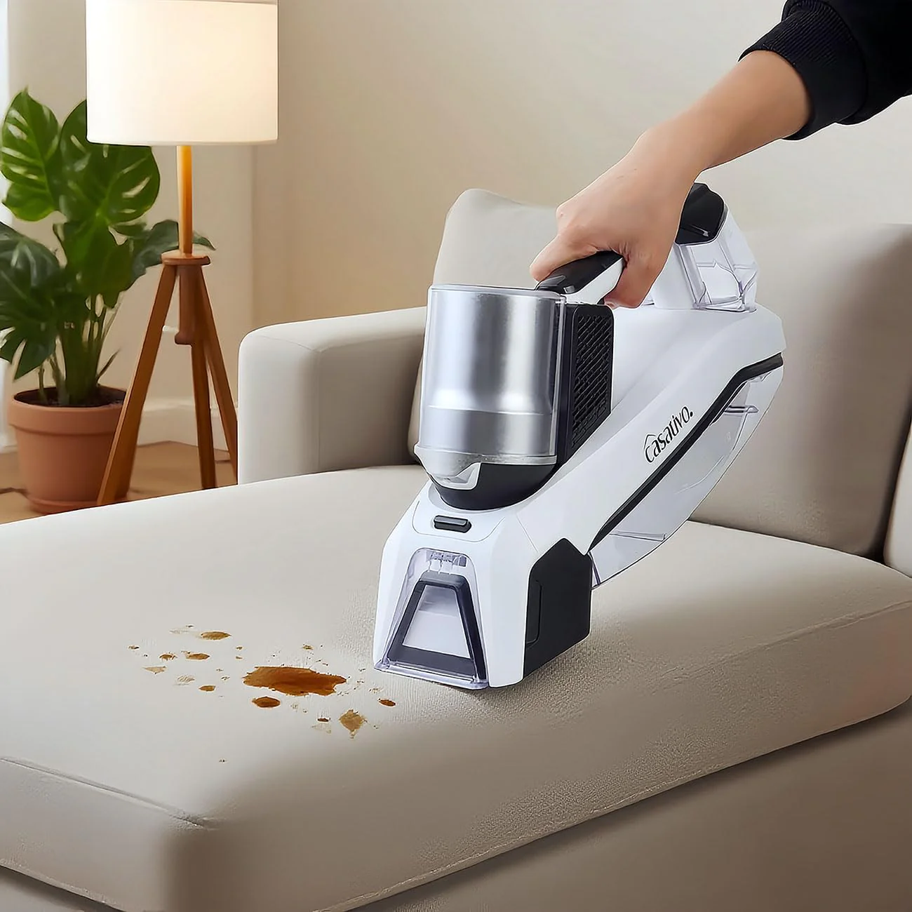 Kabelloser Profi Waschsauger 60W mit Li-Ion-Akku – Leistungsstarker Fleckenentferner für Polster, Te - Image 2