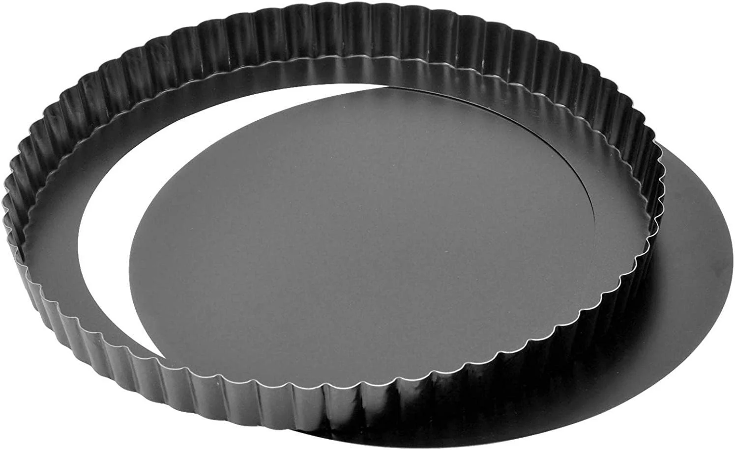 Kaiser Classic Tarteform mit Hebeboden 28 cm, Quicheform antihaftbeschichtet, herausdrückbarer Hebeb - Image 2