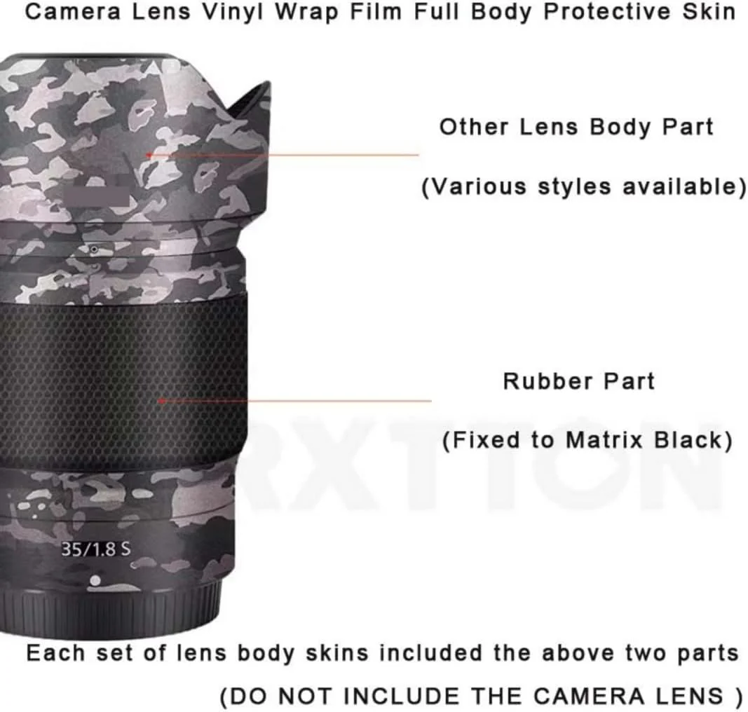 Kameraobjektiv-Aufkleber für Sony FE 100–400 mm F4.5–5.6 Makro-Schutzfolie, Vinyl-Aufkleber, Skin 10 - Image 2