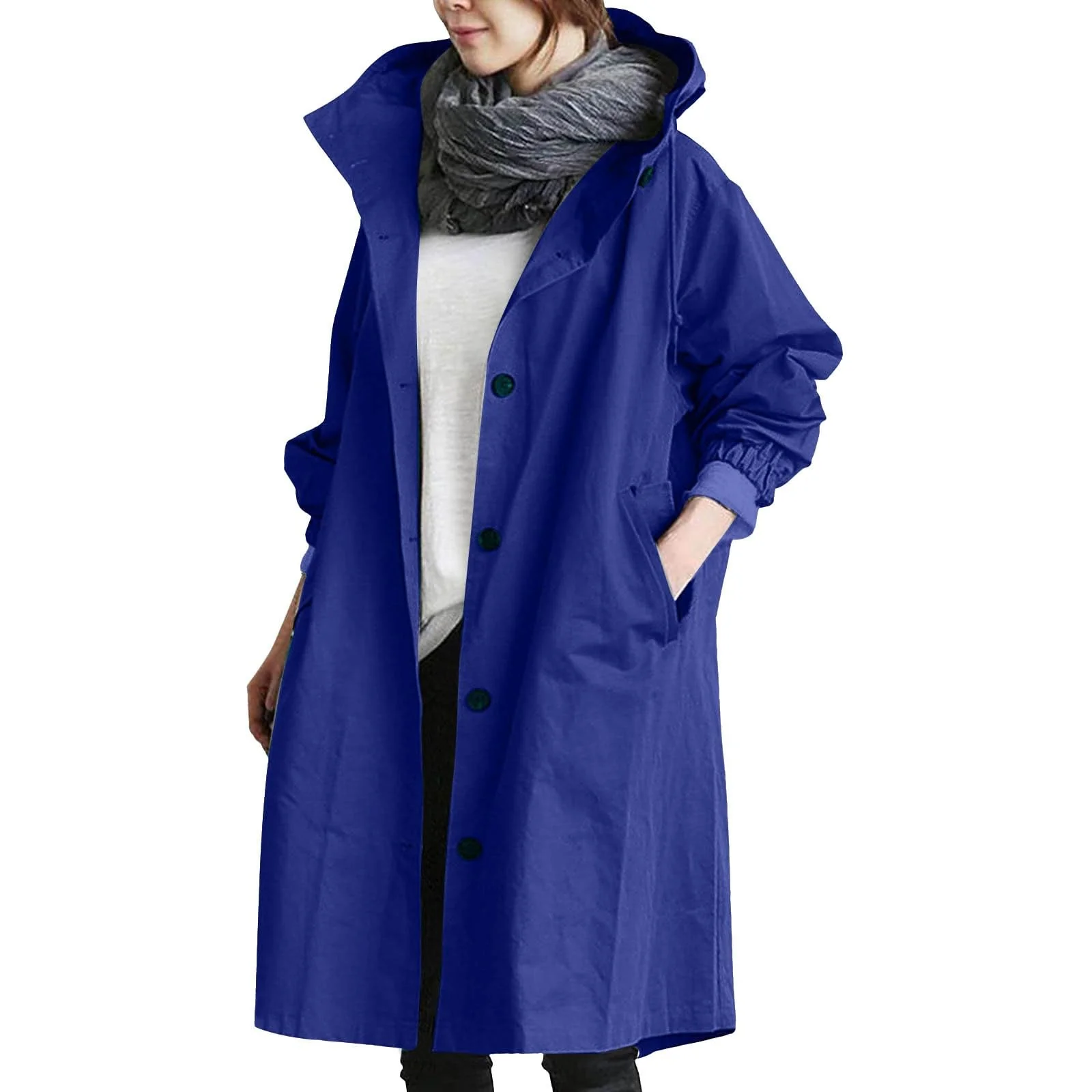 Kapuzenjacke Jacken Outdoor Regenjacke Damen Wasserdicht Atmungsaktiv Leicht Wasserdicht Regenmantel