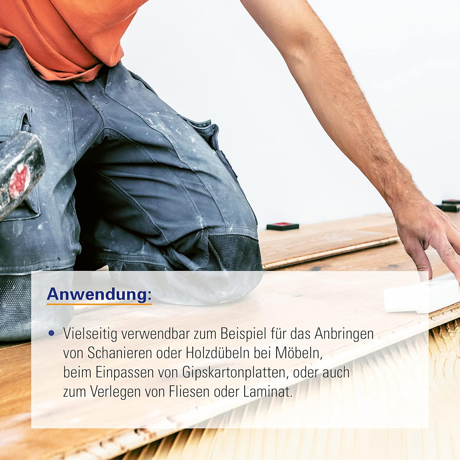 Karl Dahm Gummihammer Weiss 55mm 300g I Leichter Hammer für bruchempfindliche Materialien I Schmutzu - Image 4