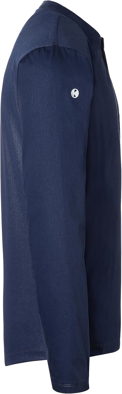 Karlowsky Herren Langarm Arbeitsshirt Performance 60% Baumwolle, 40% Polyester 4XL Marine, 4XL Marin - Image 5