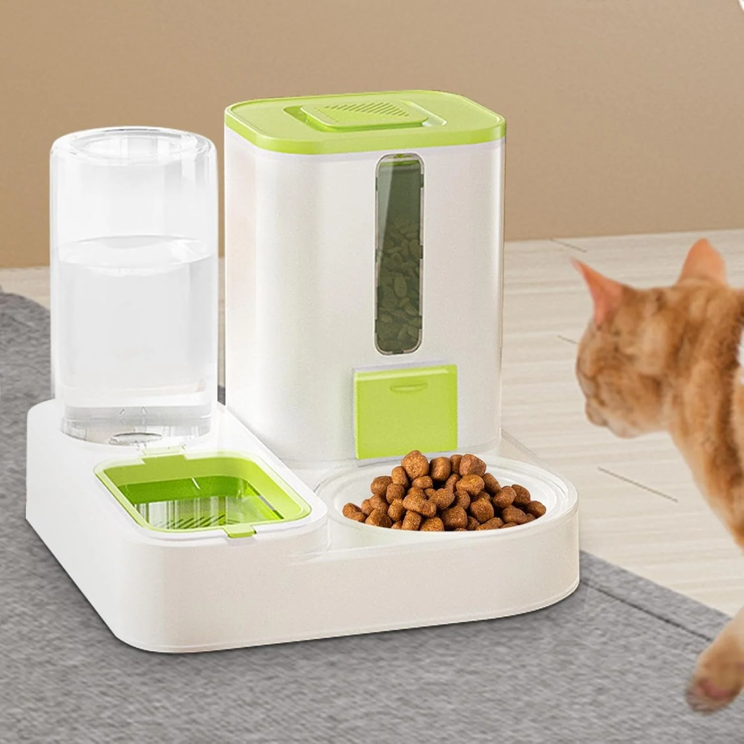 Katzenfutterspender Multifunktions Haustierfutter Hundefutter Spender wiederverwendbarer Wasserspend - Image 2