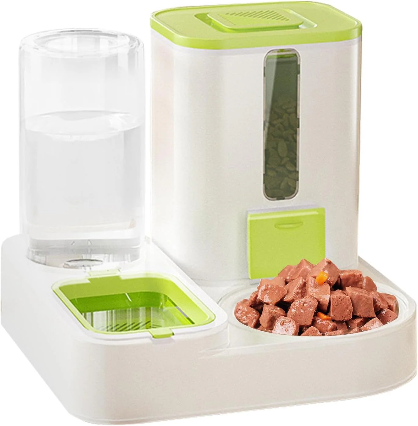 Katzenfutterspender Multifunktions Haustierfutter Hundefutter Spender wiederverwendbarer Wasserspend - Image 8