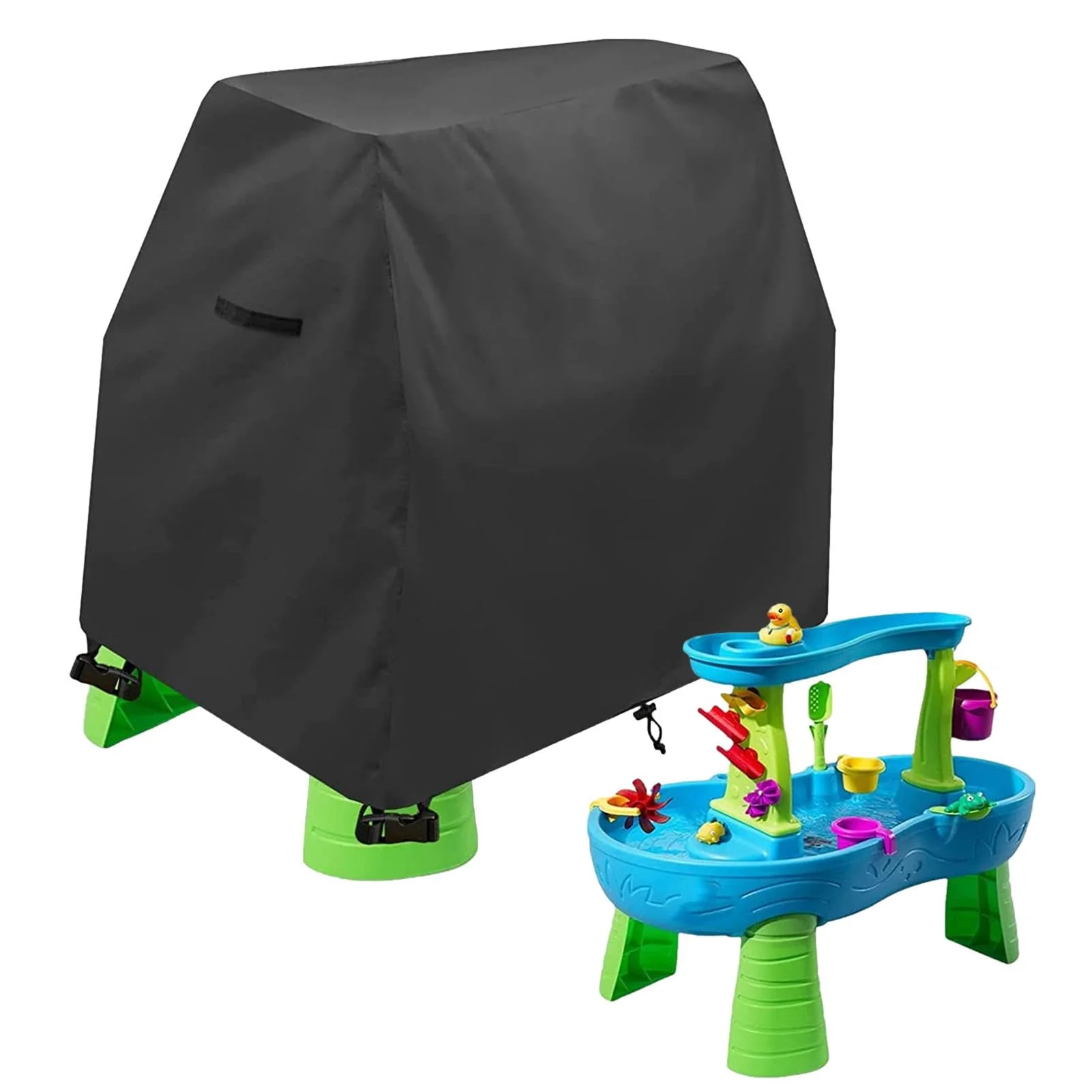 Kaxenig Wassertischabdeckung Schritt 2, Kinder-Wassertisch-Abdeckung, Spritzteich-Wassertisch, 420d