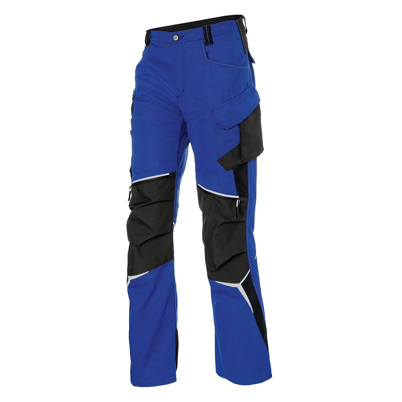 KÜBLER Workwear KÜBLER BODYFORCE Arbeitshose Pro Kornblumenblau/schwarz 31, 31