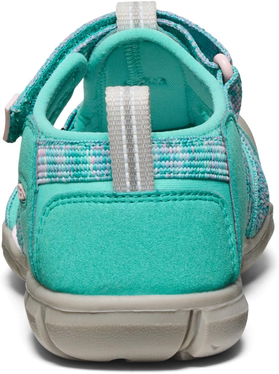 KEEN Unisex-Kinder Seacamp 2 Sandalen 32 EU Bright Aqua Giggle Pink, 32 EU Bright Aqua Giggle Pink - Image 7