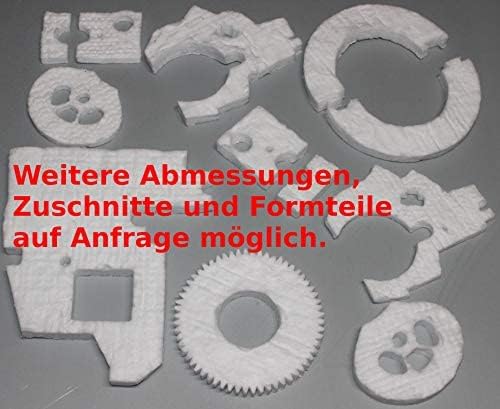 Keramikfaserpapier 1200°C Dichtung/Isolierung für Holzbacköfen Steinbacköfen (5 Matten - 500x300x5mm - Image 3