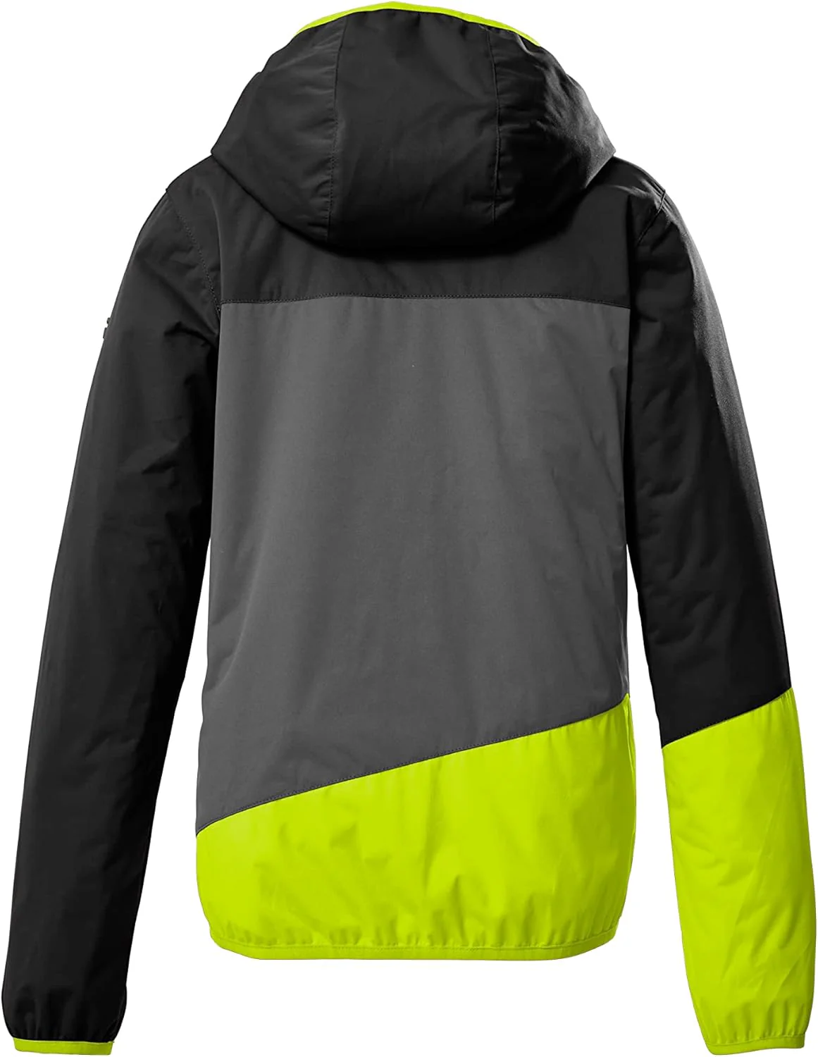 Killtec Jungen Kos 223 Bys Jckt 2-Lagen-Funktionsjacke/Outdoorjacke mit Kapuze, 140 Schwarz - Image 2
