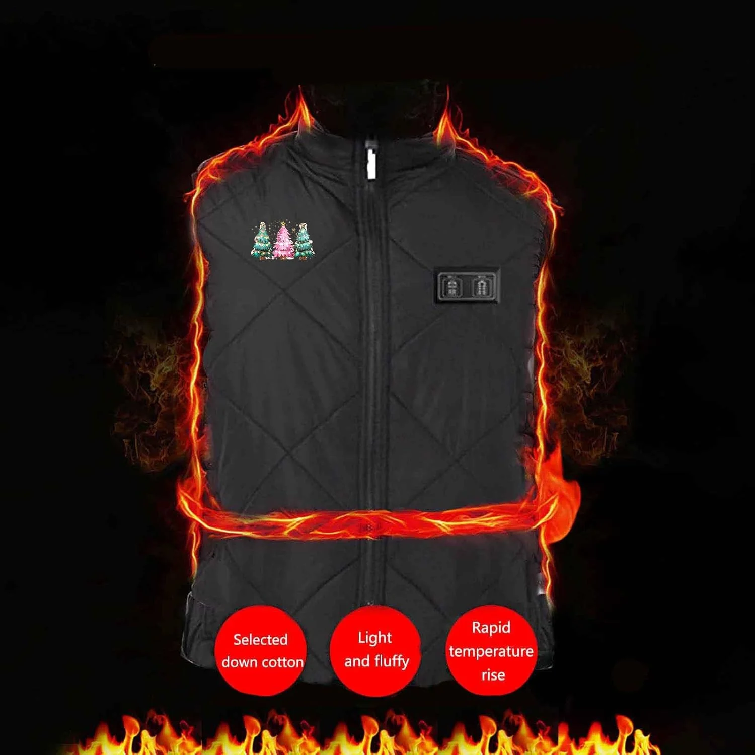 Kinder Beheizte Weste, Beheizbare Jacke Kinder, Junge USB wiederaufladbar Beheizbare Kleidung Winter - Image 4