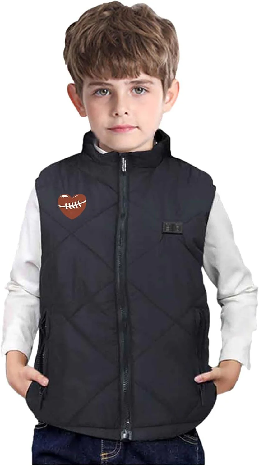 Kinder Beheizte Weste, Beheizbare Jacke Kinder, Junge USB wiederaufladbar Beheizbare Kleidung Winter - Image 2