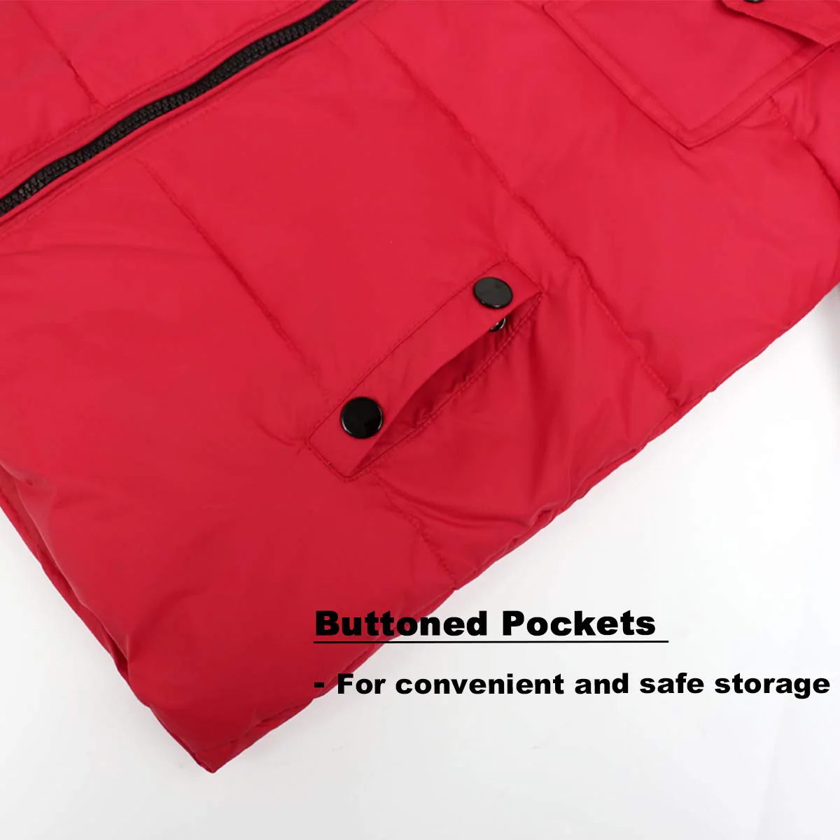 Kinder Bekleidungsset Junge Mädchen Süss Schneeanzug mit Kaputze Daunenjacke + Skihose 2tlg Verdickt - Image 4