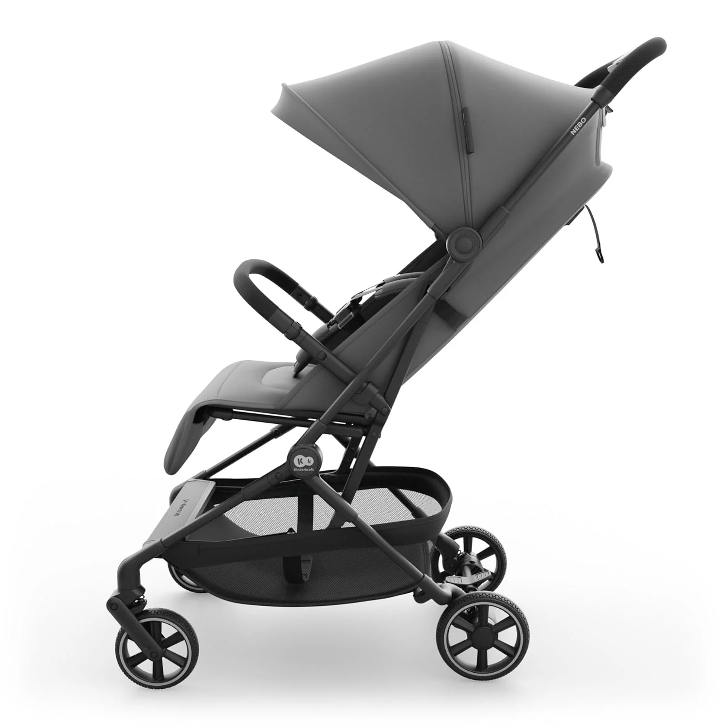 Kinderkraft NEBO Kabinenbuggy ultraleicht, Einhand-Faltmechanismus, Handgepäckmass 51×43×21 cm, steh - Image 4