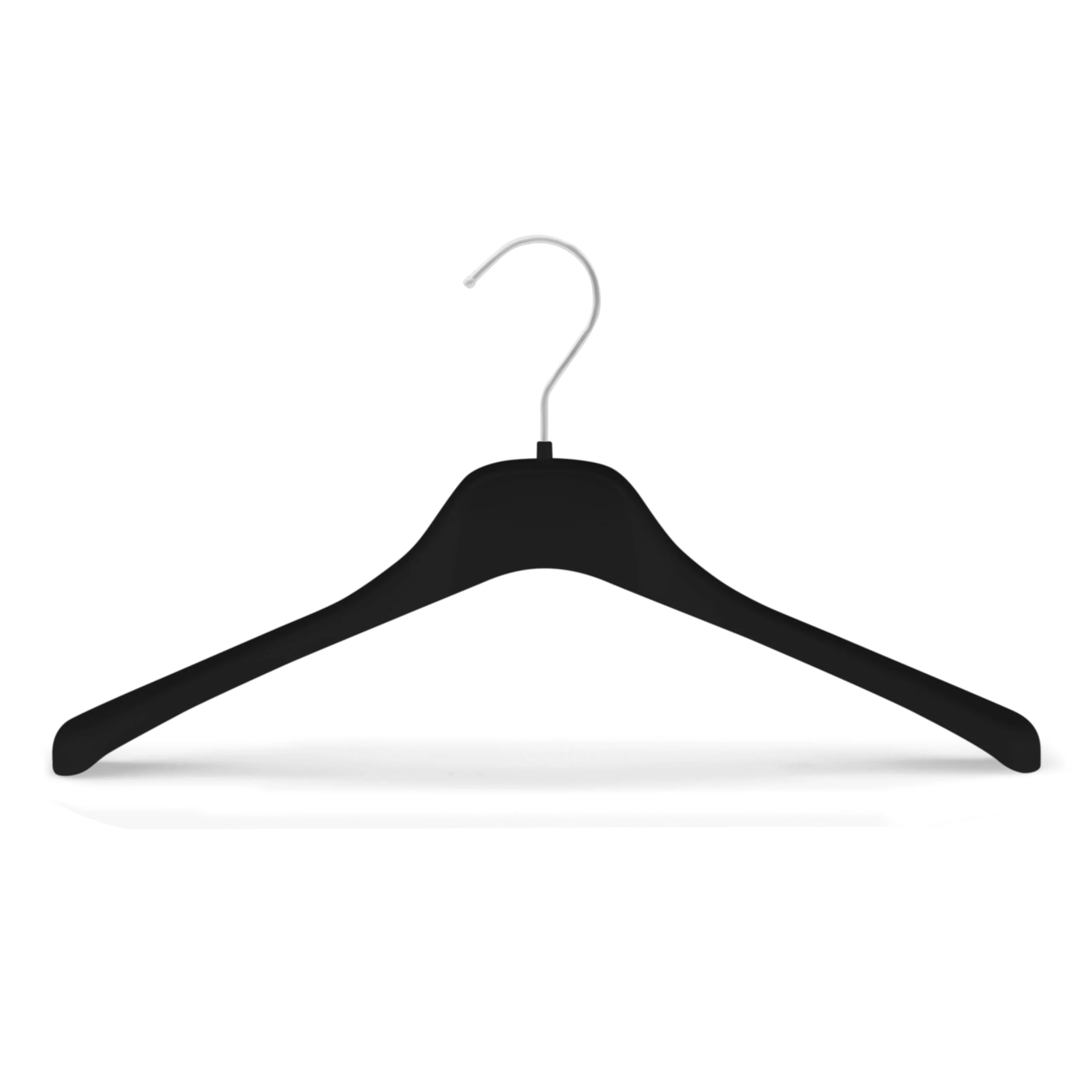 Kiroplast Kleiderbügel für Hemden, T-Shirts, Kleiderbügel aus Kunststoff, platzsparend, rutschfest,