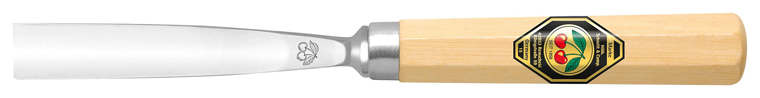 "KIRSCHEN" Werkzeuge 3109004 | Bildhauerbeitel mit Weissbuchenheft Stich 9-4mm 4mm Mehrfarbig, 4mm M