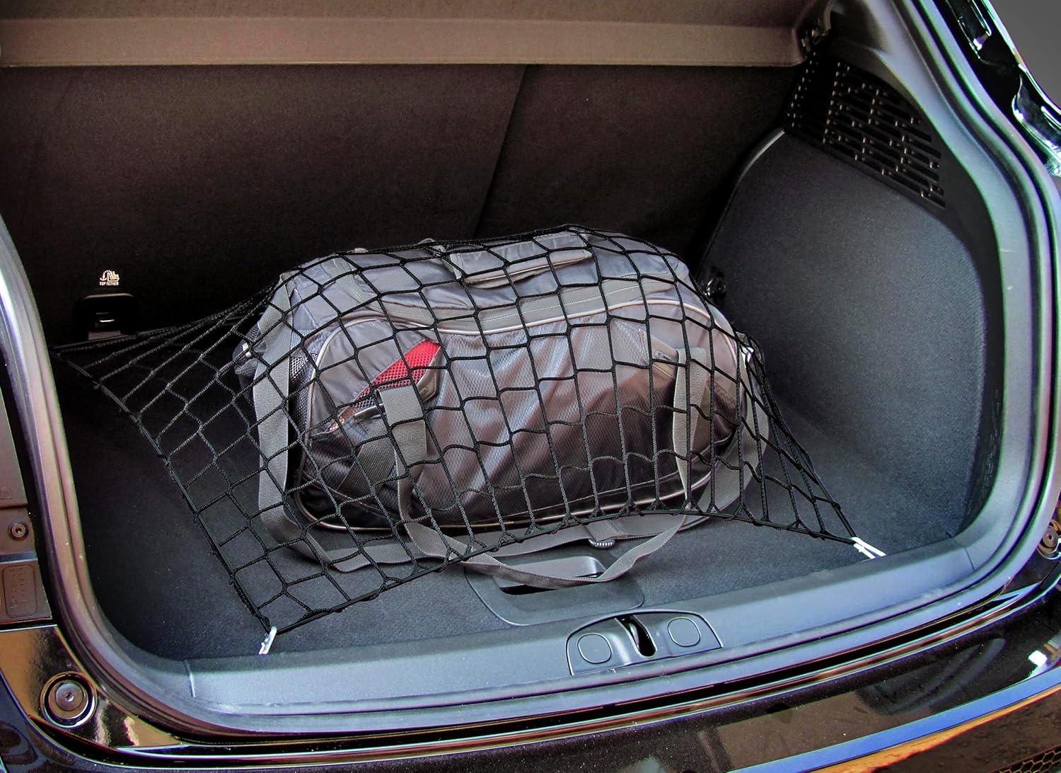 Kofferraum Netz Kompatibel mit Porsche Cayenne II SUV : von 2010, Gepäcknetz Elastisch Kofferraumnet - Image 3
