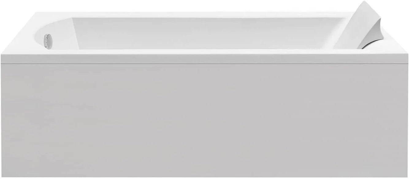 KOLMAN Badewanne SHEA Rechteck 160x70 mit AcrylSchürze, Ablaufgarnitur und Füssen Komplettset 4in1 P - Image 4