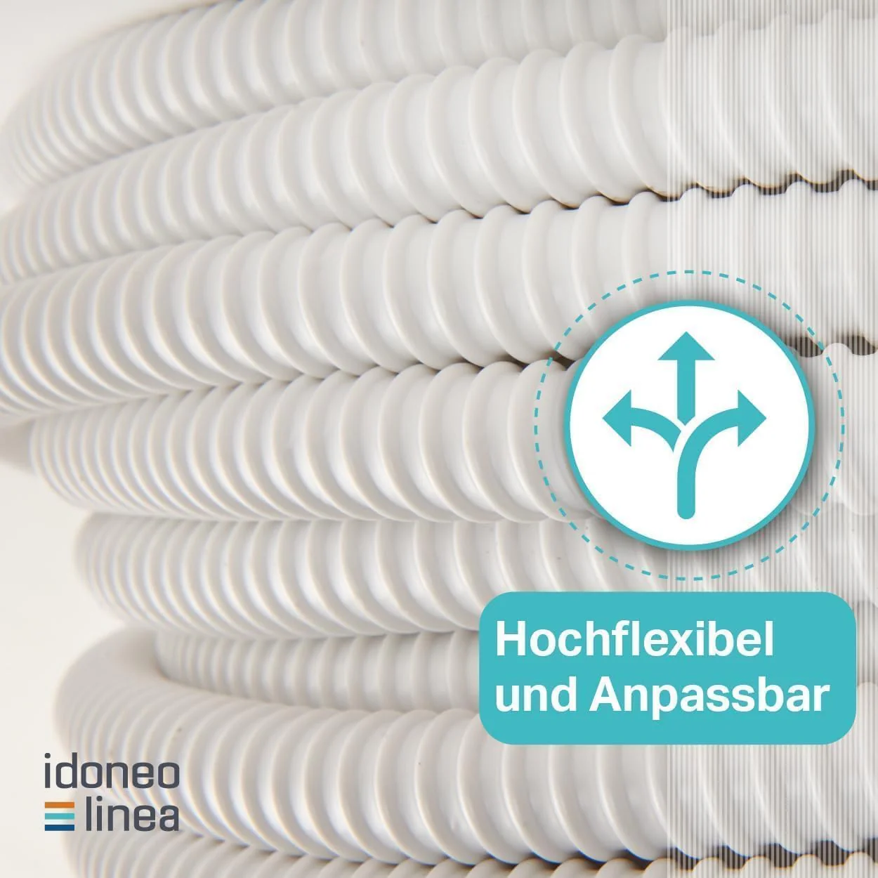 Kondensatschlauch 1-30m Ø 16mm Ø 18mm Ø 20mm Klimaschlauch Zuschneidbar Glatte Flexibel Kondenswasse - Image 3