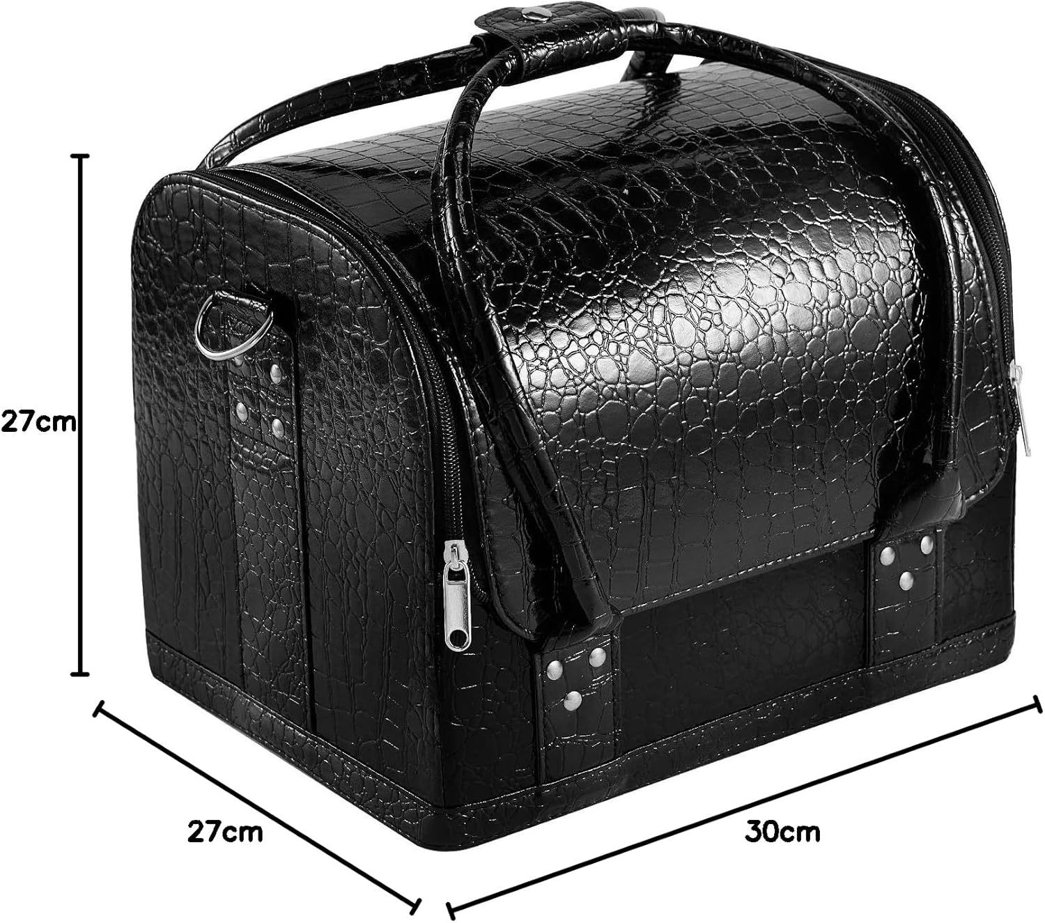 Kosmetikkoffer Schminkkoffer Grosse Make-Up Tasche Kosmetik Multikoffer, Faltbare Und Abnehmbare Kun - Image 8