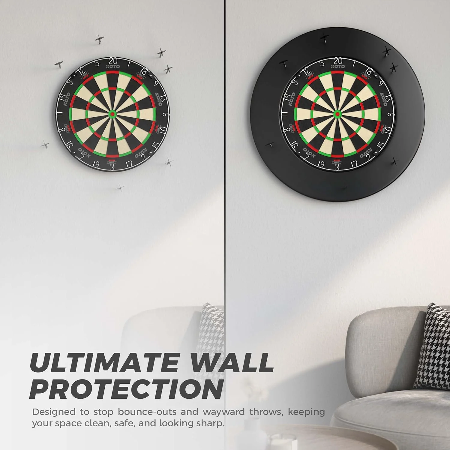 KOTO - King Pro Surround Dartset Schwarz, 3 Barrels, 2 Sets Flights, 2 Sets Shafts (short & medium), - Image 4