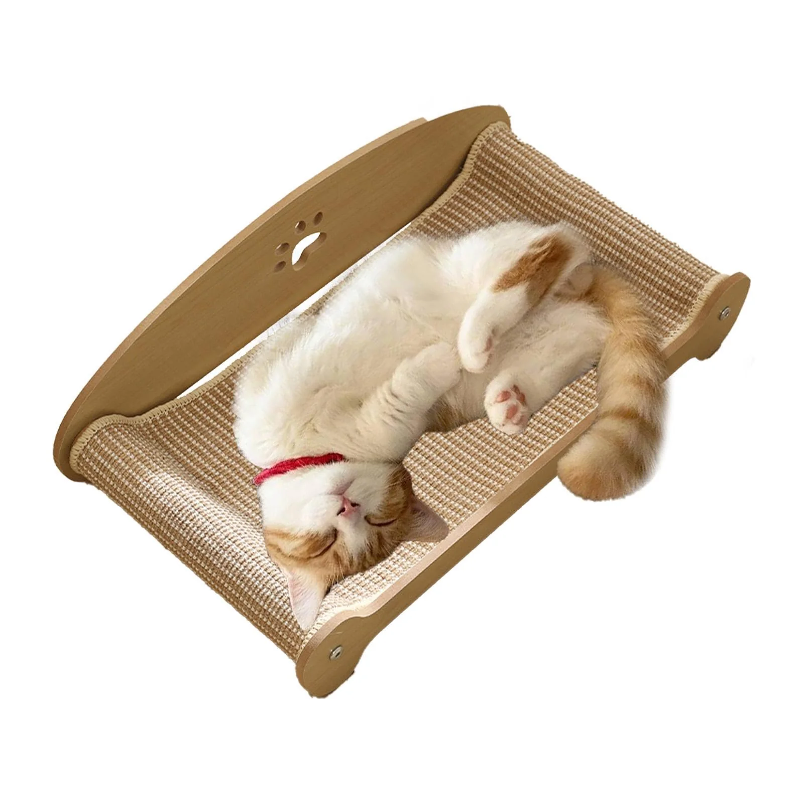 Kratzlounge für Katzen, Kratzbett für Katzen | Katzenkratzbett-Pappspielzeug | Rutschfester, langleb