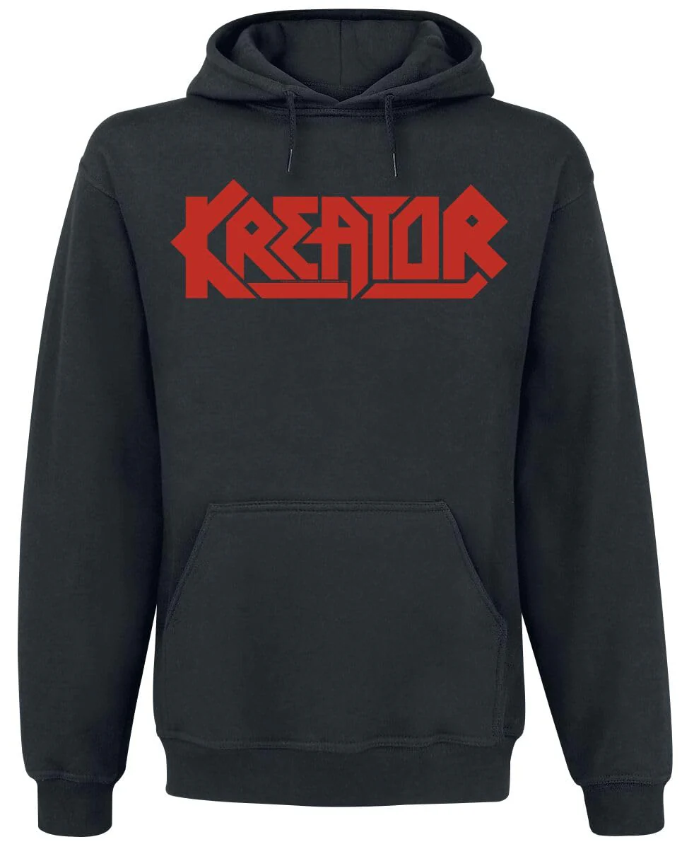 Kreator Logo Männer Kapuzenpullover schwarz Band-Merch, Bands, S