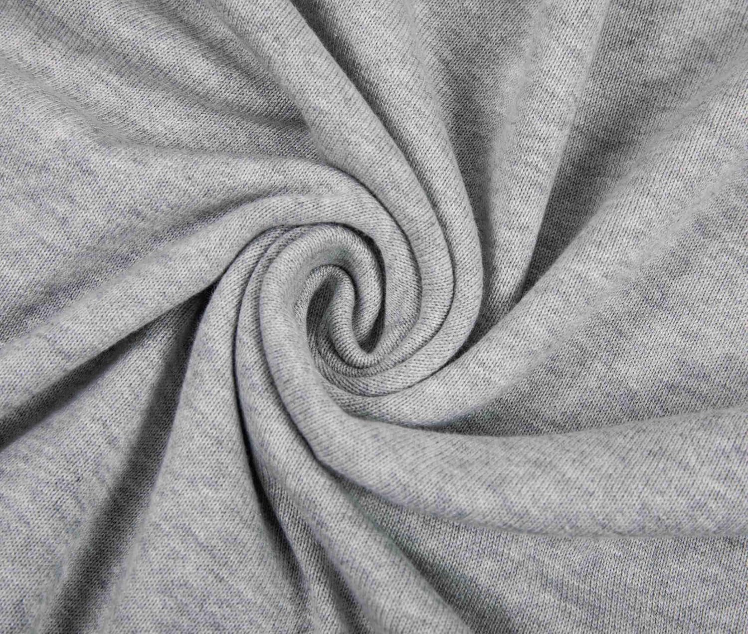 Krumba Herren Baumwolle Übergross V-Ausschnitt Klassik Pullover XXL Grau, XXL Grau - Image 7