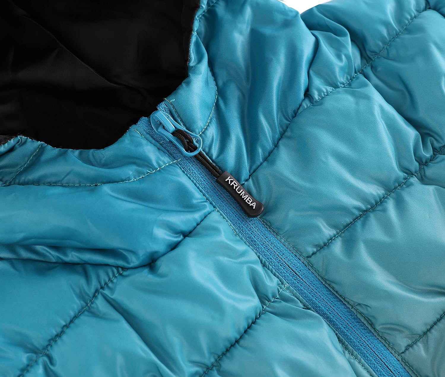 Krumba Jungen Wasserdicht Kapuze Puffer Jacken 158 T¨¹rkis, 158 T¨¹rkis - Image 4
