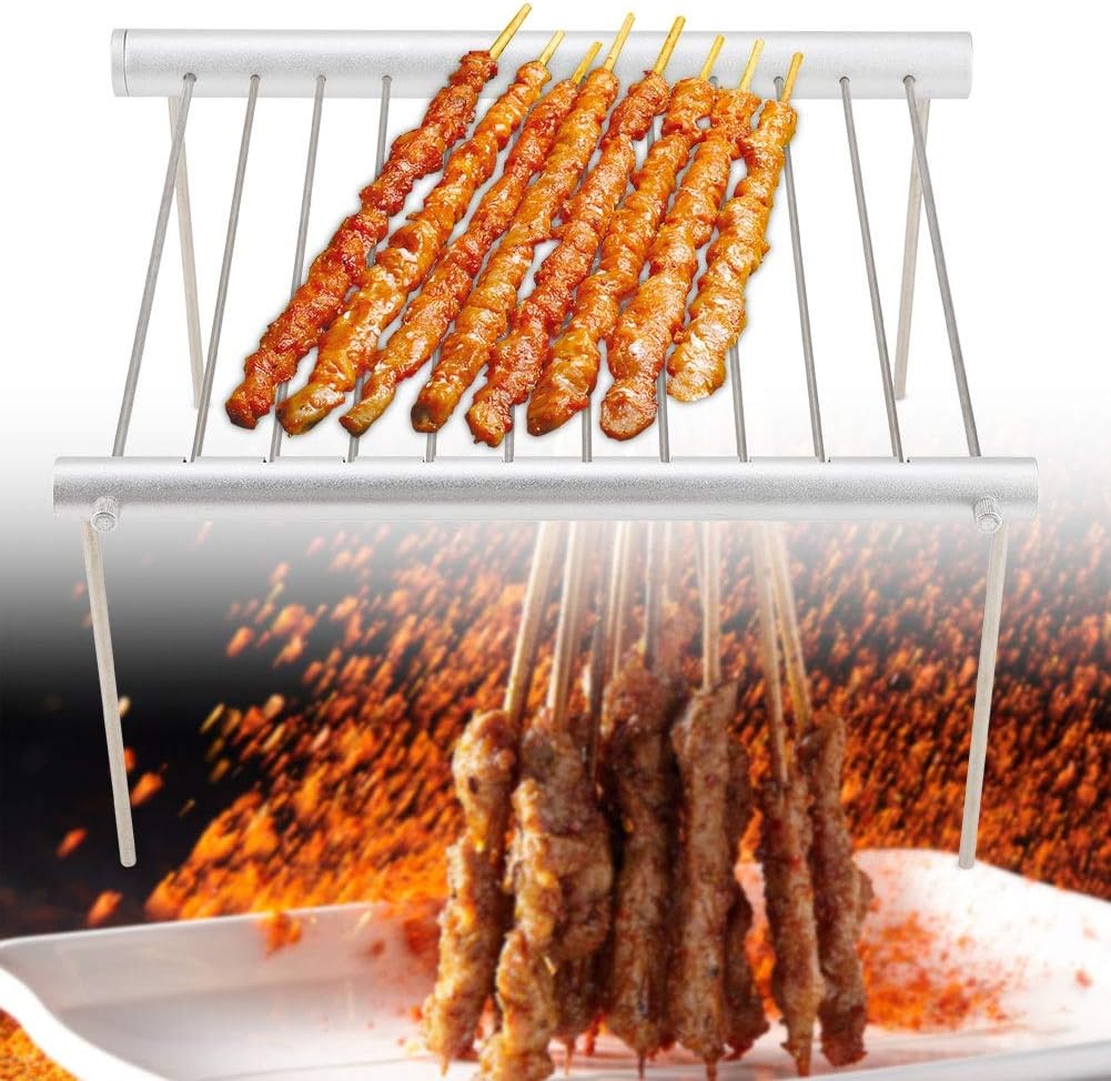 KSTE Tragbarer Grill, Grill Kompakt, Camping Grill - Klappgrill aus Edelstahl, tragbarer kompakter C - Image 4
