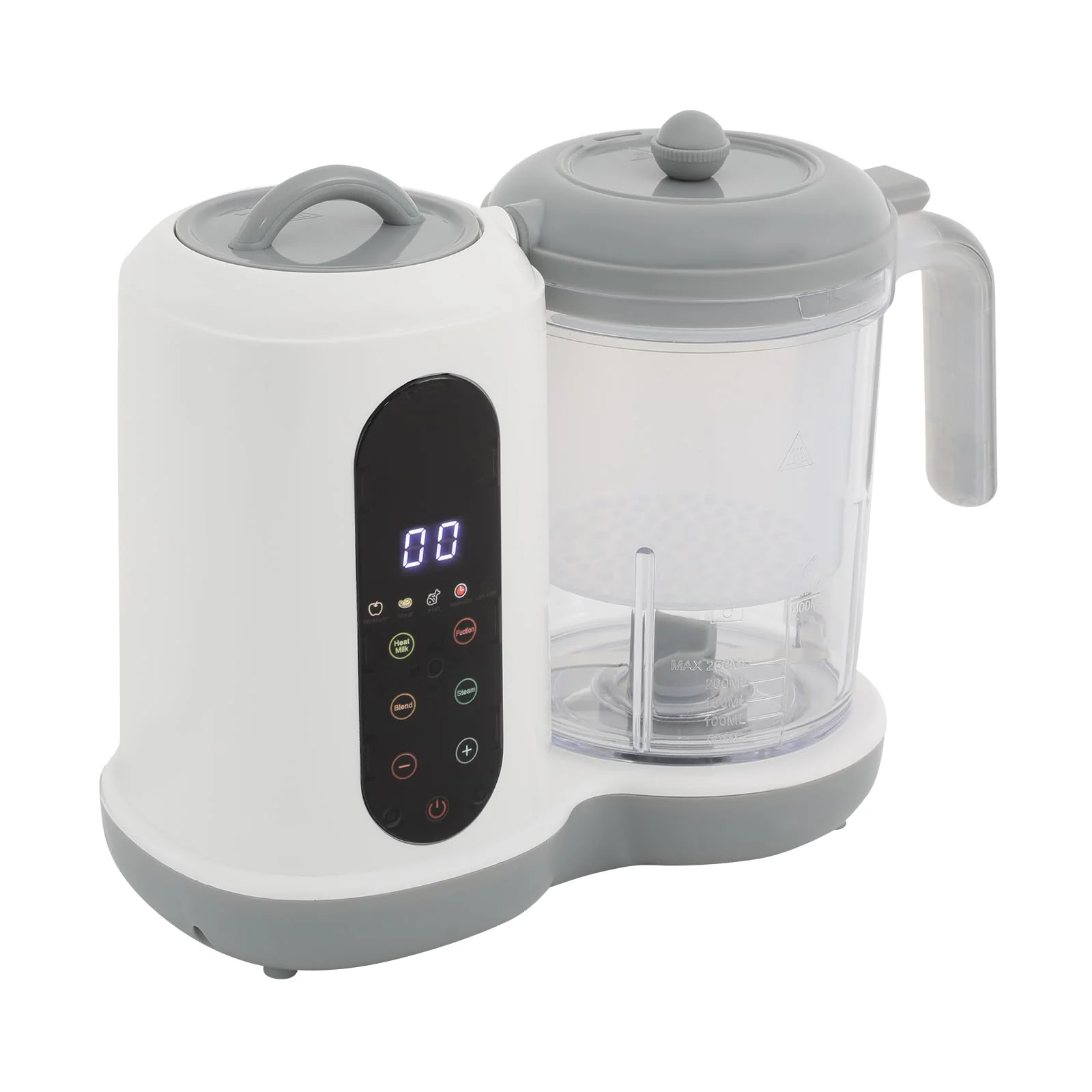 Küchenmaschine 50-400ml 450W All-in-One: Dämpfen, Mixen und Erhitzen Kompakt-Universalküchenmaschine