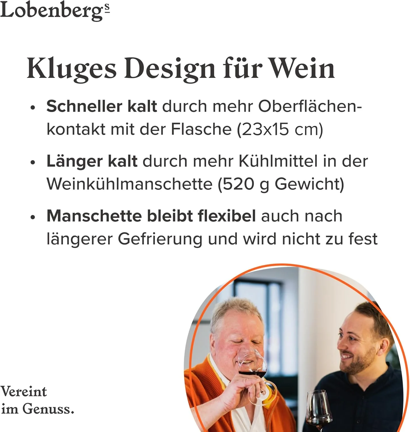 Kühlmanschette für Wein, Sekt und Champagner (bis 2h Kühldauer) (20er-Set) - Flaschenkühler - Weinkü - Image 2