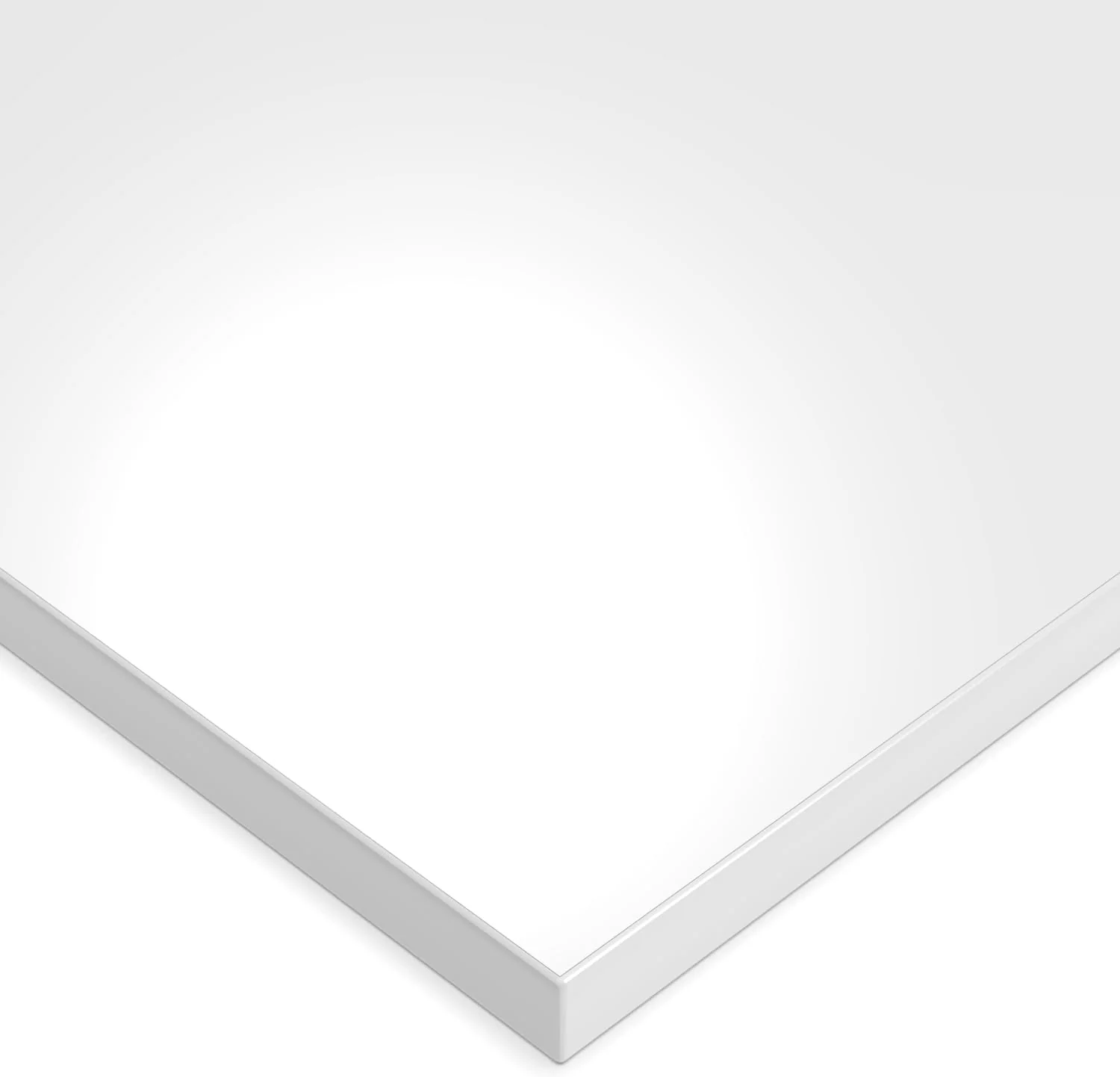 Kühlschrankfront Möbelfront 19mm Frontplatte Unterbau- Einbaukühlschrank nach Mass (Weiss (Hochglanz - Image 3