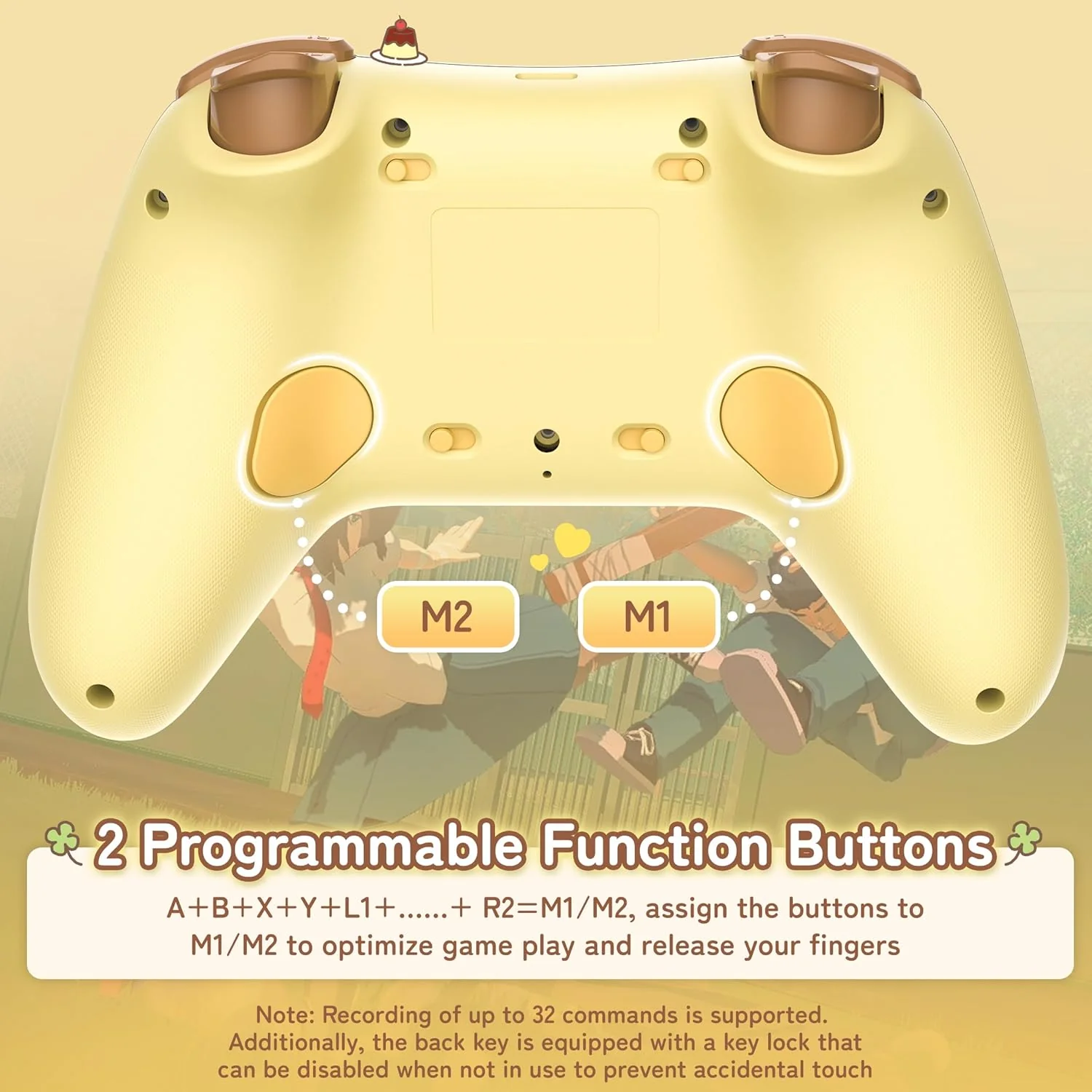 Kuitmor Wireless PC Controller mit RGB, Hall Effekt Joysticks, 1000 Hz Abfragerate, Turbo, Remappabl - Image 6