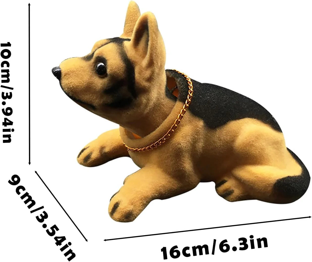 Kuscheltier Hund, Hunde Plüschtier, Wackelkopf Figur Auto, Wackelhund Auto-Innendekoration, Für Haus - Image 3