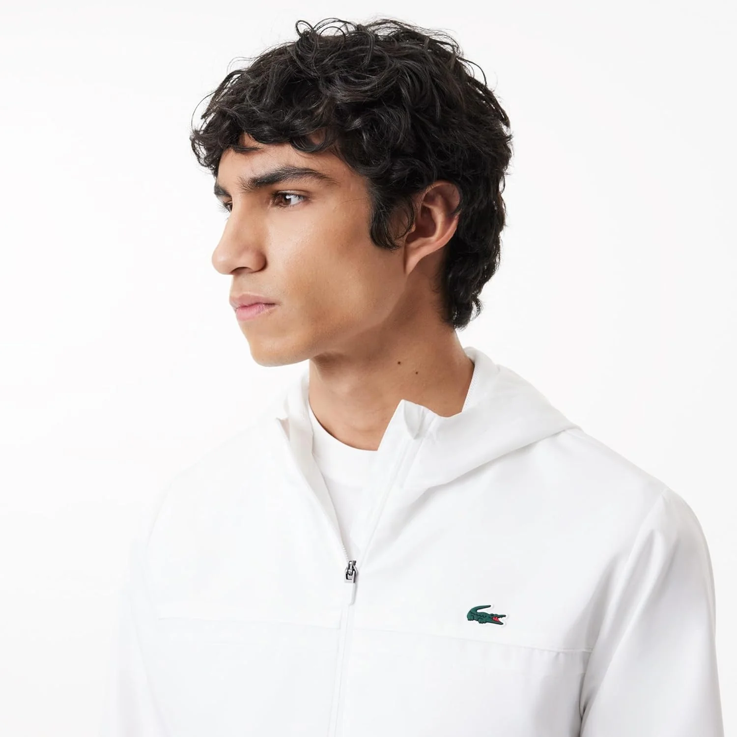 Lacoste Herren ärmellose Jacke M BLANC/BLANC-BLANC, M BLANC/BLANC-BLANC - Image 4