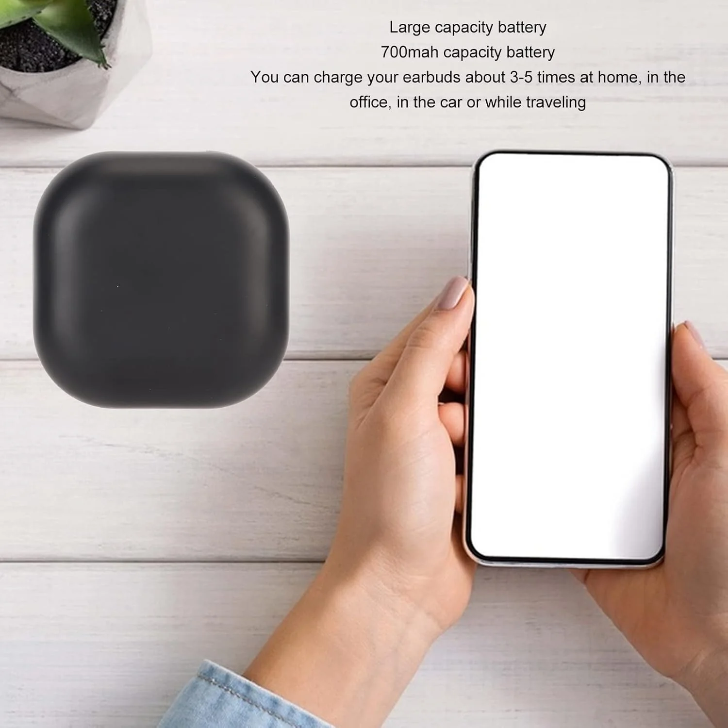 Ladehülle für Galaxy Buds 2 Pro, Kabellose Bluetooth Ohrhörer Ladehülle, Ersatz Ladehülle mit 700 MA - Image 4
