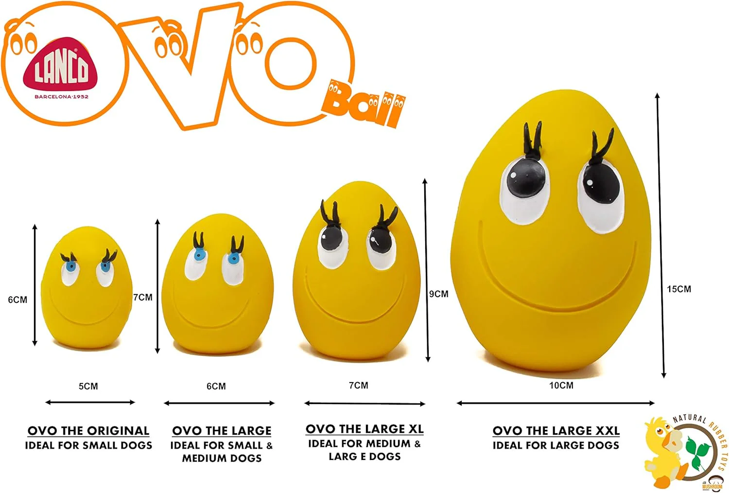 Lanco Smiley Egg RIE L Orange, Orange - Image 3