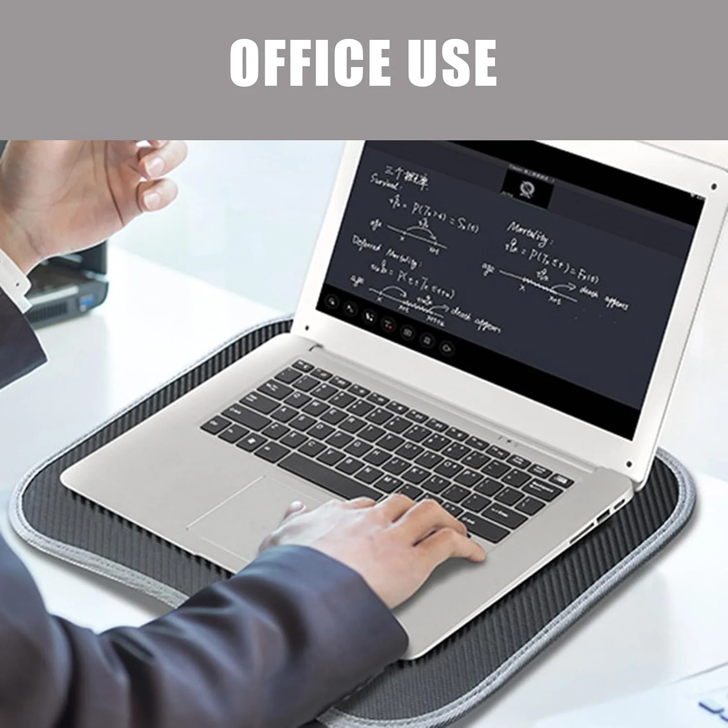 Laptopkissen, Laptop Unterlage Schoss, Computer-Schosstisch Mit Weichem Kissenkissen, Laptops, Tragb - Image 2