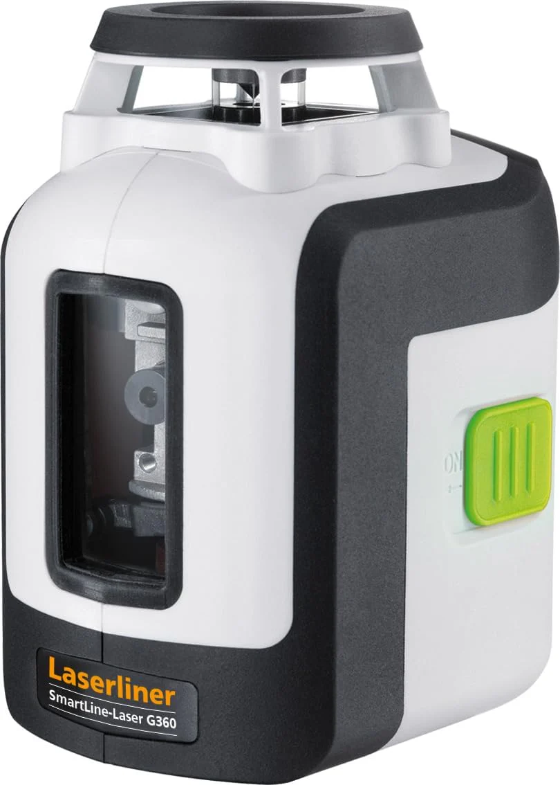 Laserliner Linienlaser 360°, SmartLine-Laser G360 mit 150 cm Stativ, grüner Kreuzlinien-Laser für In - Image 2