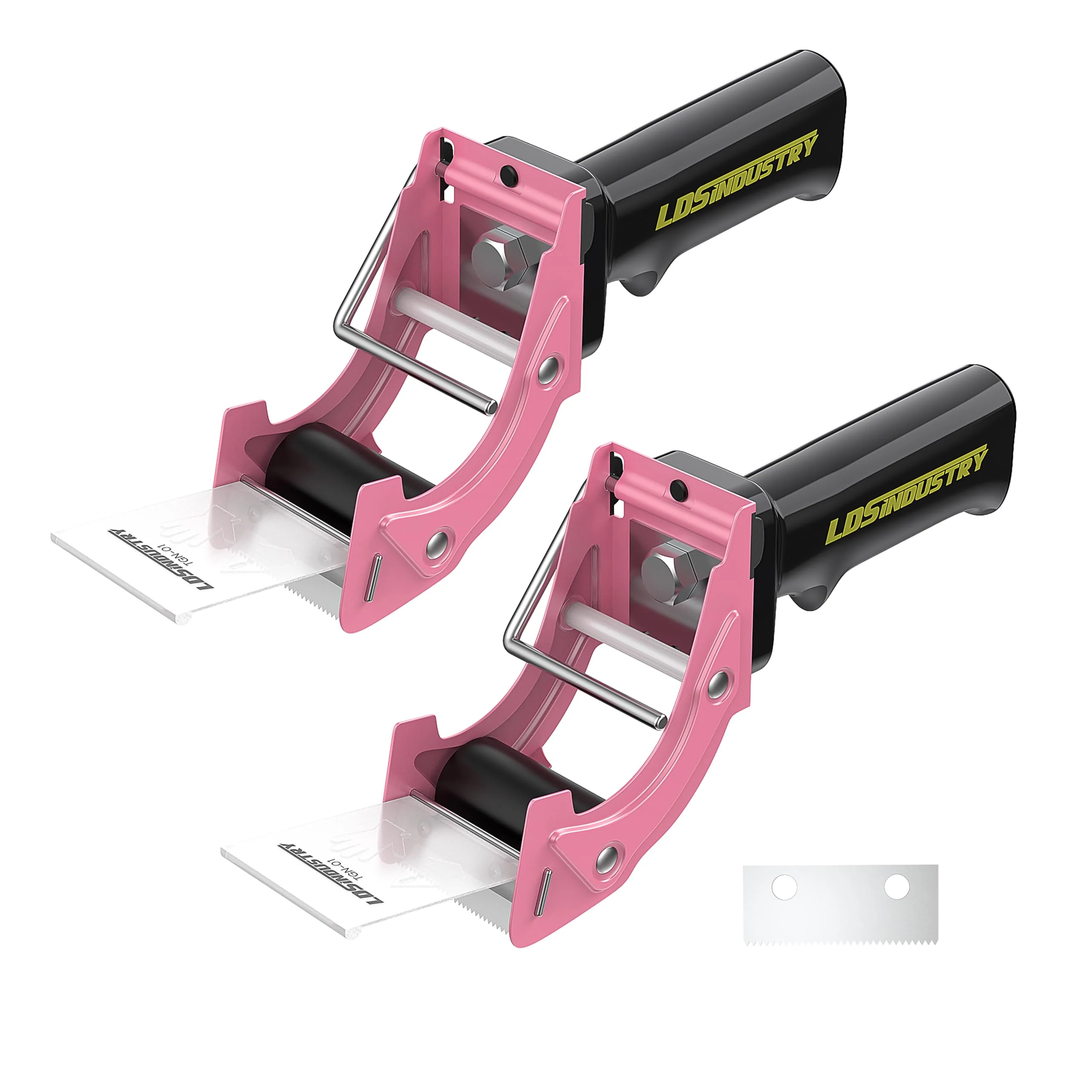 LDS Industry Klebebandabroller mit extra Klinge, leicht, ergonomisch, industriell, robust, für Karto