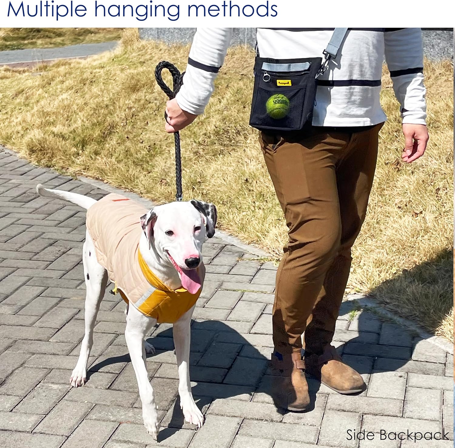 Leckerlitasche für Hunde, Multifunktions-Gassi Tasche mit Silikonbeutel, Futterbeutel für Hundetrain - Image 5