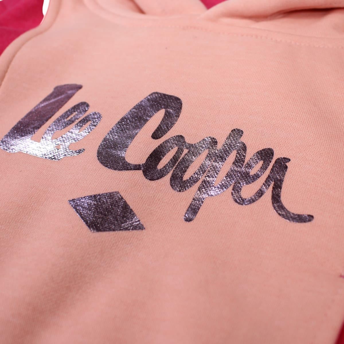 Lee Cooper Mädchen Kapuzenpullover Sweatshirt 8 Jahre Rosa, 8 Jahre Rosa - Image 2