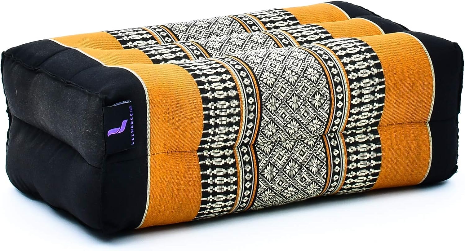 Leewadee Meditationskissen Yogakissen Yoga Block Yoga Zubehör Yoga Klotz Yoga Kissen Ökologisches Na - Image 2
