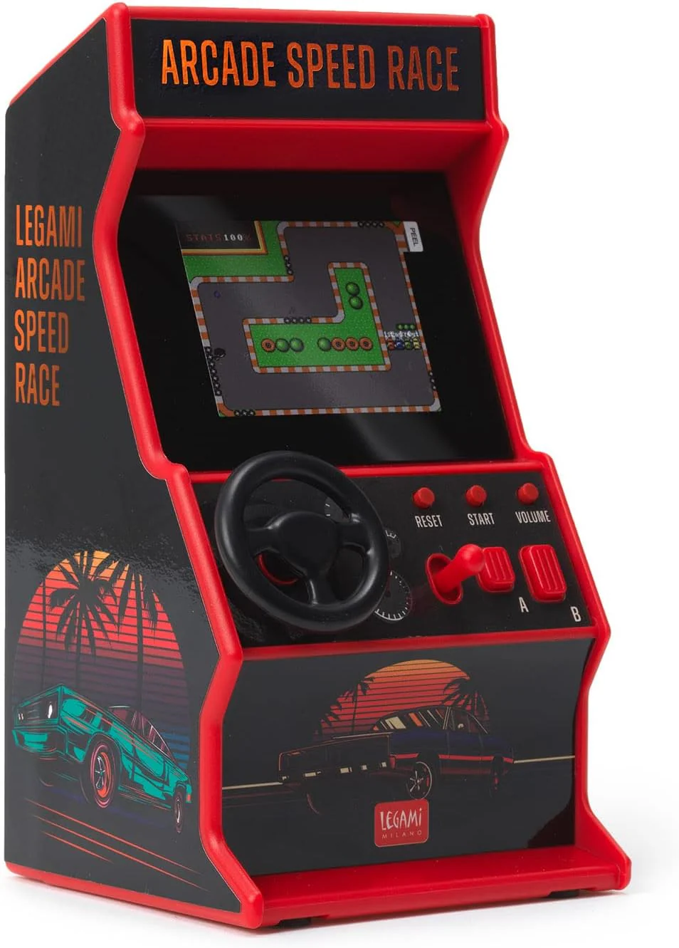 Legami - Arcade Speed Race Mini-Videospiel, inklusive 30 Spielen, englische Sprache, mit Licht und G - Image 2
