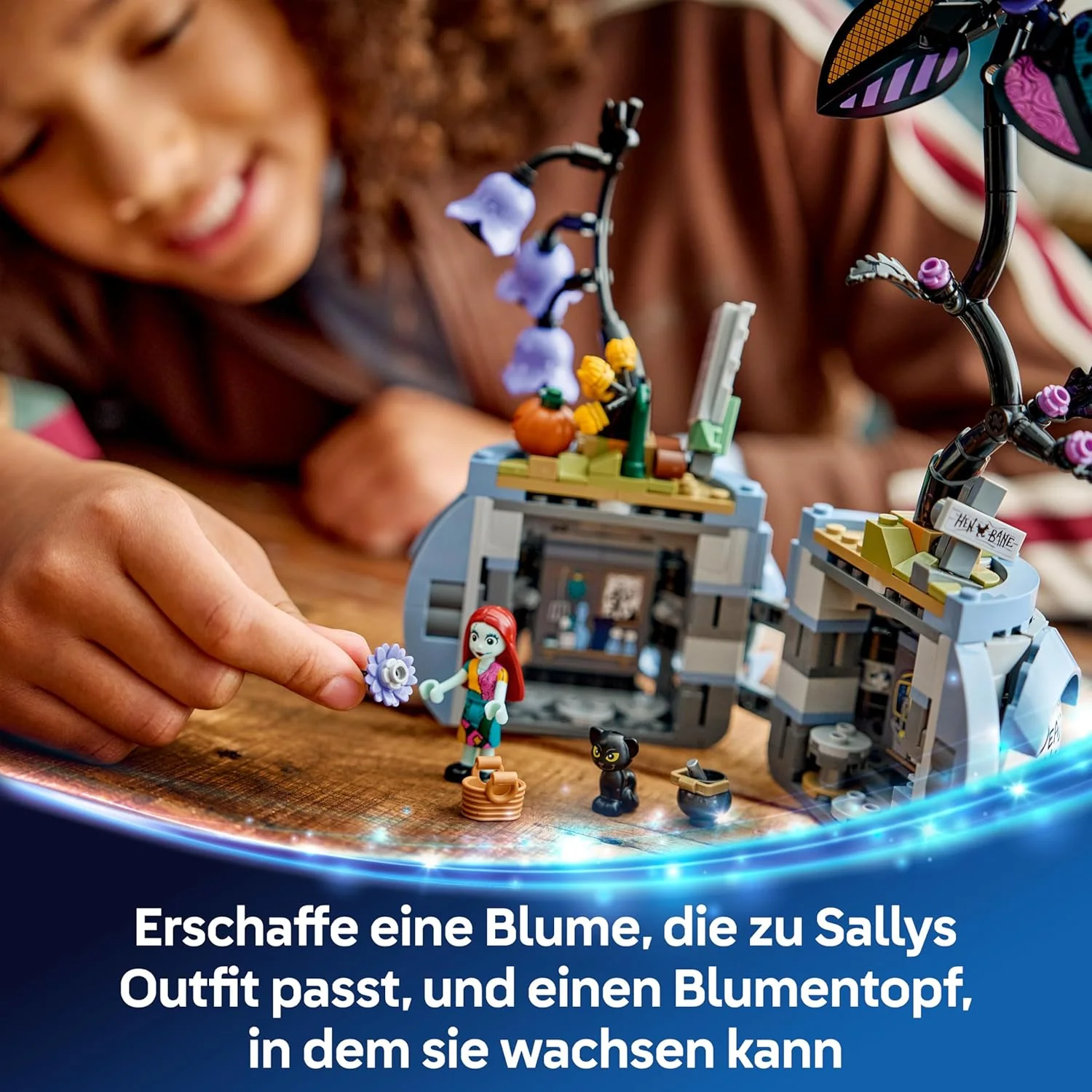 LEGO ǀ Disney Sallys Blumentopf - DIY Schlafzimmer Deko mit 2 Kunstblumen, 2 Mini Puppen & Zubehör - - Image 4