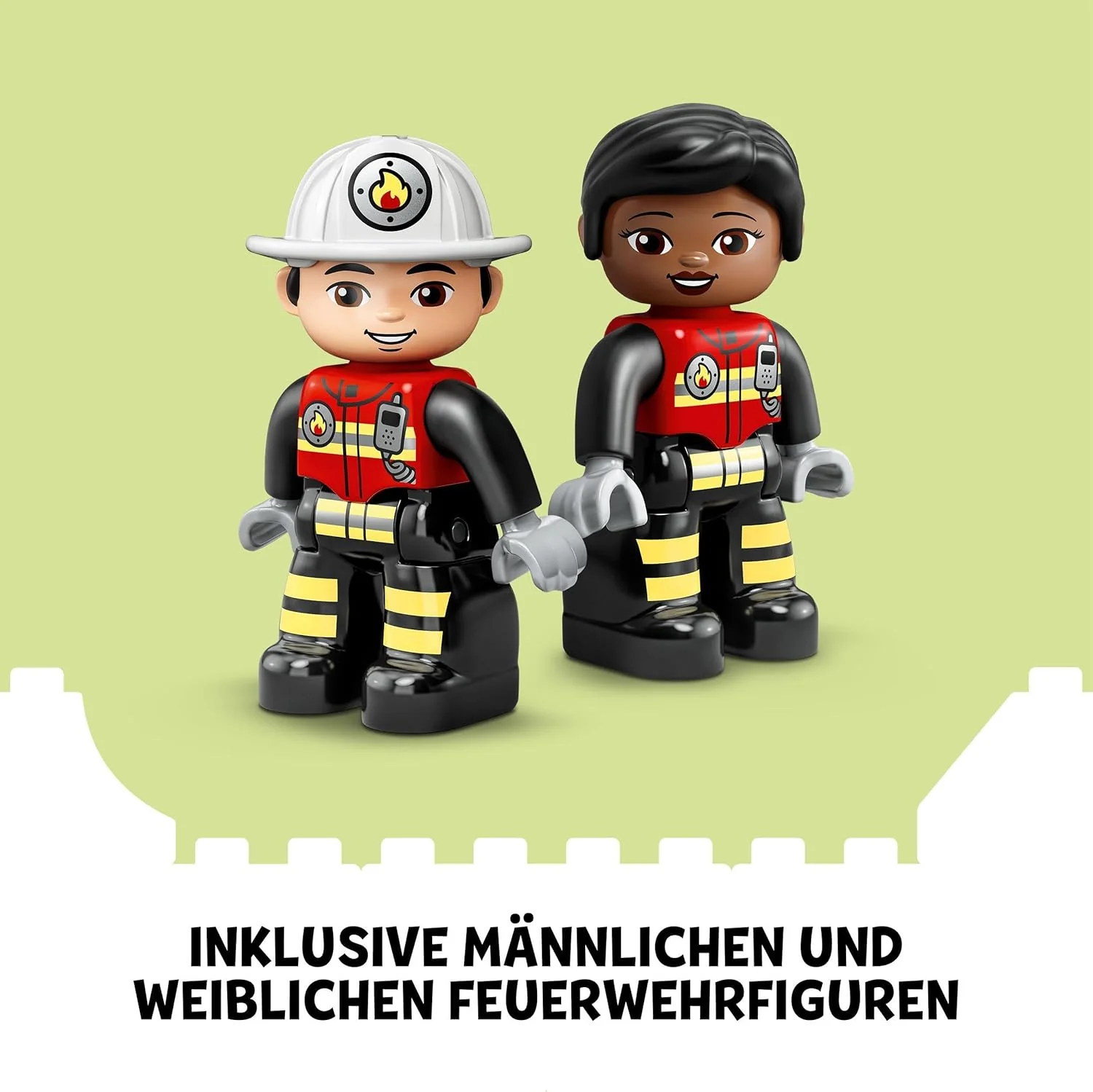 LEGO 10970 DUPLO Feuerwehrwache mit Hubschrauber, Feuerwehr-Spielzeug aus Bausteinen für Kleinkinder - Image 6