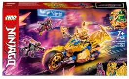 LEGO 71768 NINJAGO Jays Golddrachen-Motorrad, Set mit Jay-Minifigur und Drachen- und Schlangen-Figur - Image 4