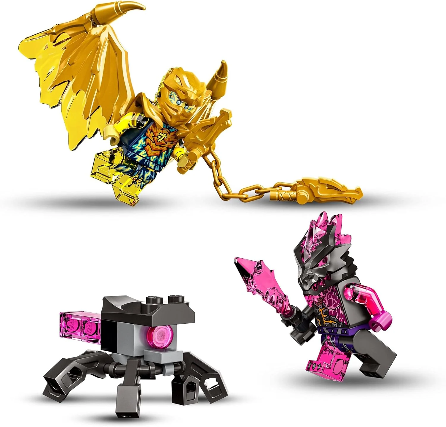 LEGO 71768 NINJAGO Jays Golddrachen-Motorrad, Set mit Jay-Minifigur und Drachen- und Schlangen-Figur - Image 5