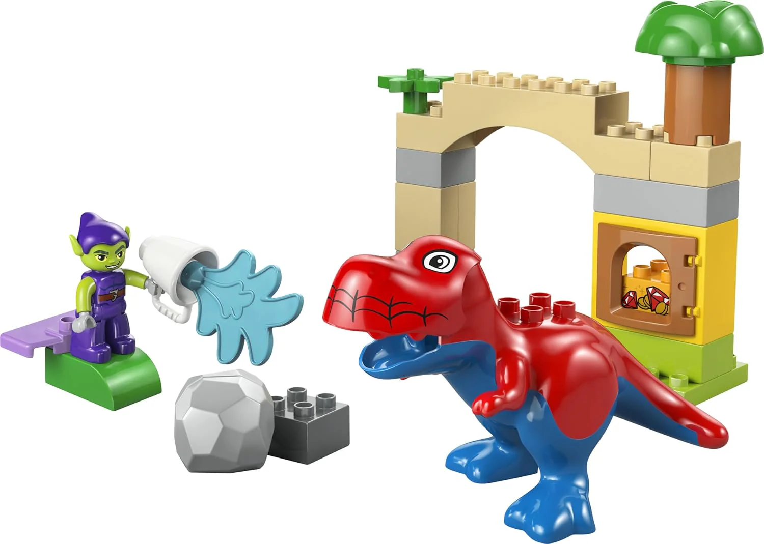 LEGO DUPLO | Spidey-Rex vs. Green Goblin - Feinmotorik Spielzeug für Kleinkinder - 2 Figuren inkl. S - Image 7