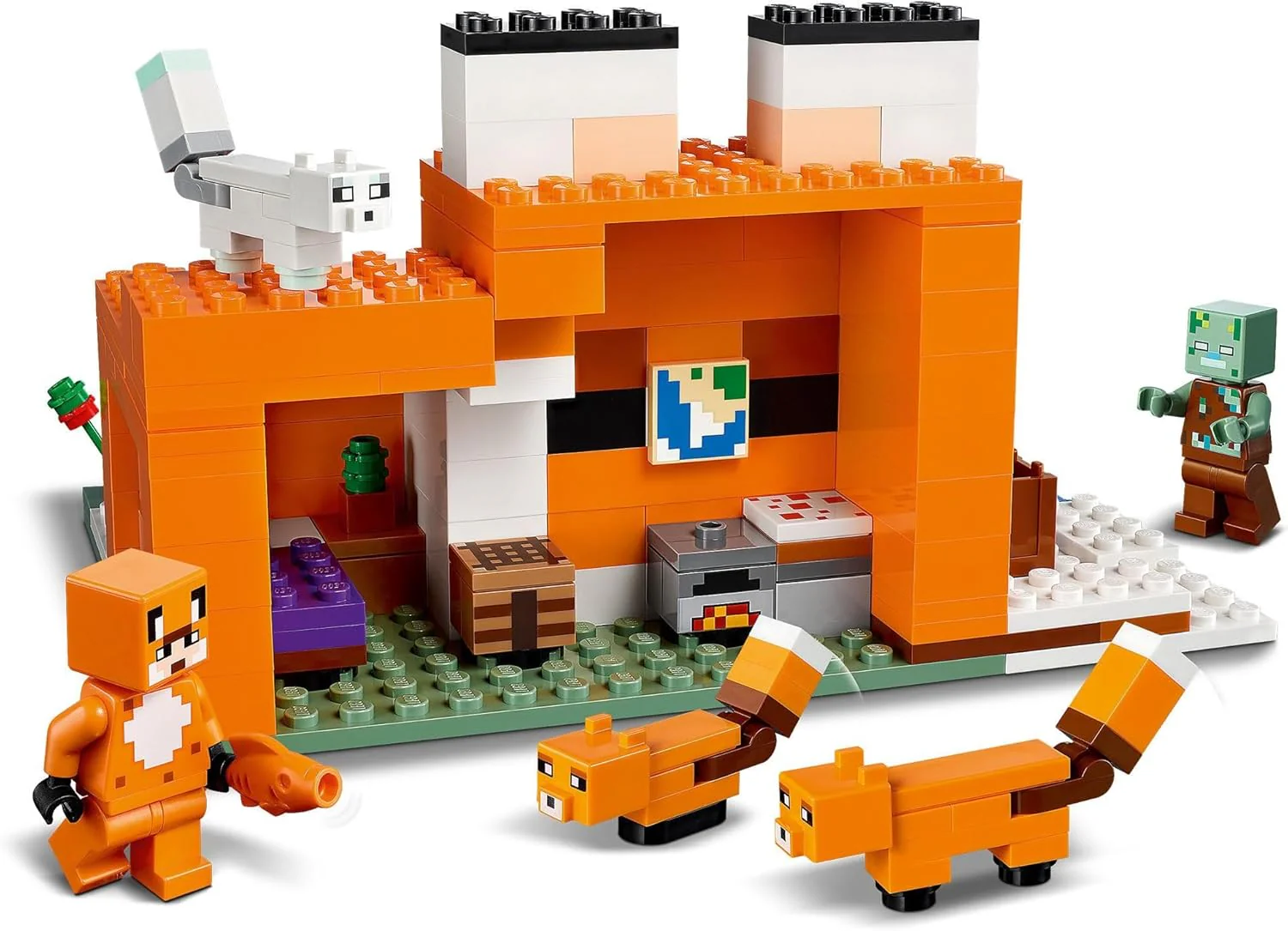 LEGO Minecraft Die Fuchs-Lodge, Spielzeug für Jungen und Mädchen ab 8 Jahren mit Figuren von ertrunk - Image 3